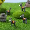 YARNOW 50 Pcs Little Donkey Figurines Tiny Resin Donkeys Miniature Donkey Crafts Small Donkey Figurine Bulk