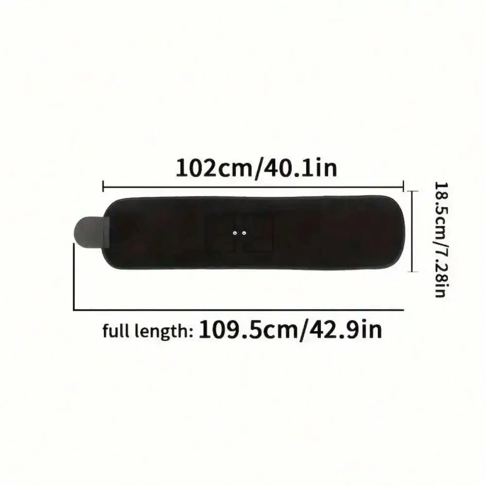 Battery EMS Muscle Stimulator, Abdominal Belt, Electric Intelligent ABS Trainer, Waist Fitness Vibration Belt