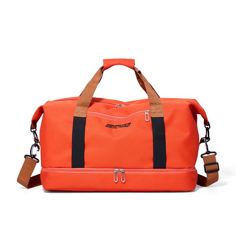 Lekka torba sportowa i podróżna w stylu koreańskim z separacją na mokre/suche