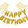 50pcs Letter Balloon Aluminum Foil 50 Cm Bright Gold Silver Aluminum Film Letter Balloon