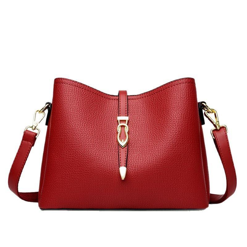 Large Capacity Bag, Single Shoulder Bag, New Stylish Women's Crossbody Bag, Simple and Versatile Bucket Bag