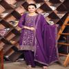 New Designer Embroidered Georgette Sharara Suit With Sequence Embroidered Work