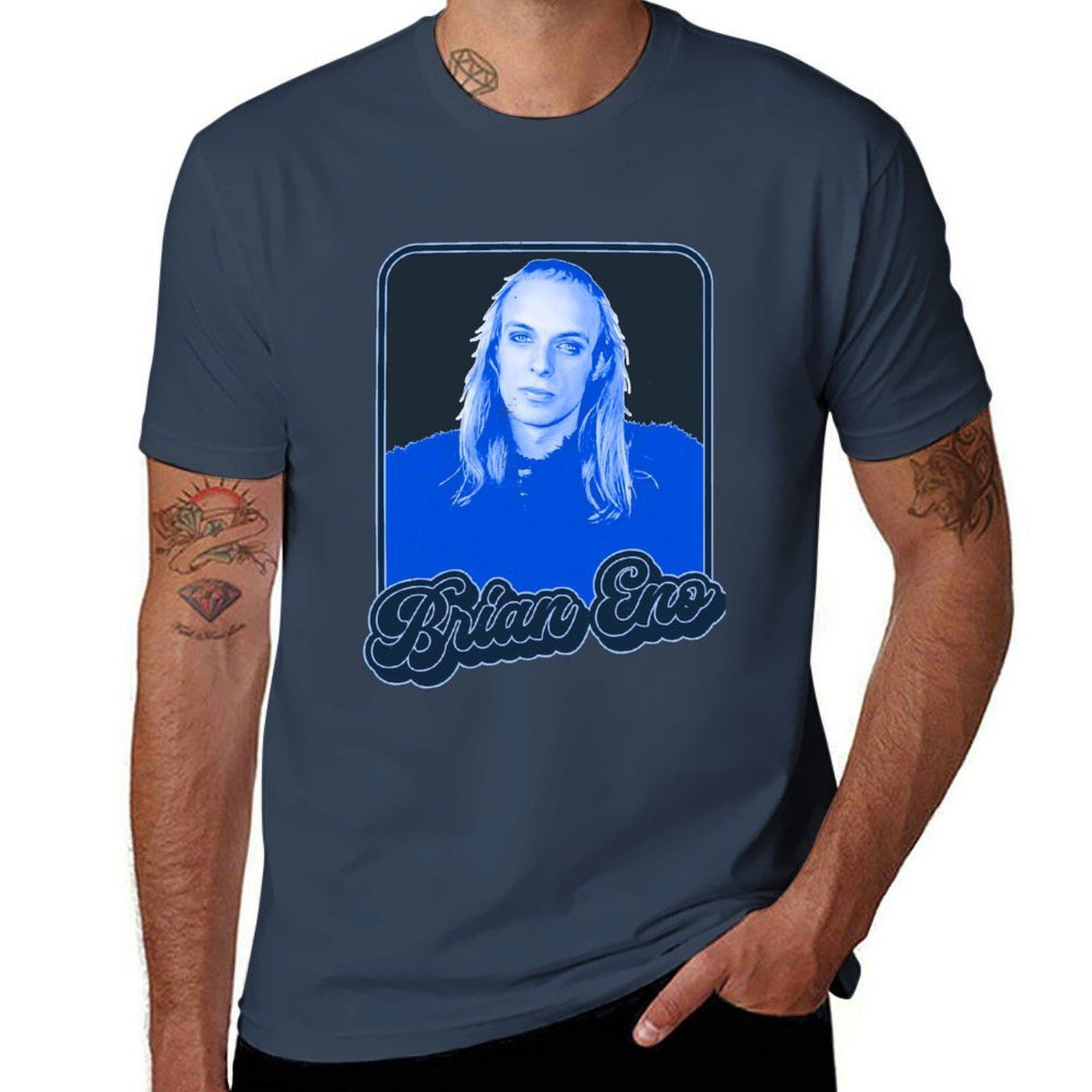 Funny Unisex Retro Brian Eno Distressed Style Tributesignals From Eno 80S Screen TShirt Breathable Mesh Panel TShirt S