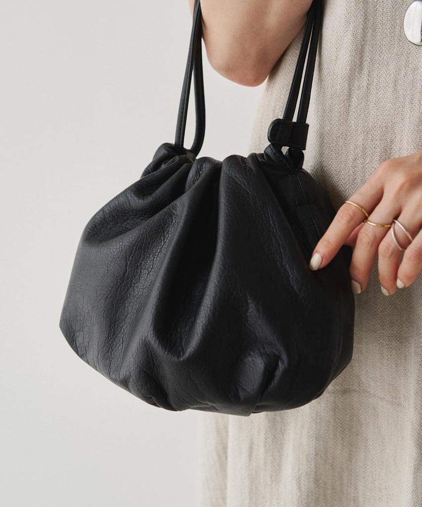 Chi Planning Drawstring Shoulder Bag RUZ1042422A0008 Free Black [Russet] 4-way