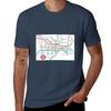 London U-Bahn Karte T-Shirt PerforUnisexce Dry Fit T-Shirt