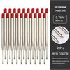 20pcs L:3.9 In/99mm Ballpoint Pen G2 Refills for Medium Point blue red Black Ink Rods for Writing Office Stationery 424
