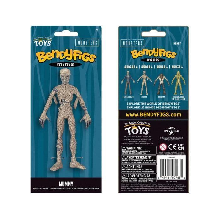 Noble Collection - Universal Monsters - Figurine Flexible Bendyfigs Mummy 14 Cm