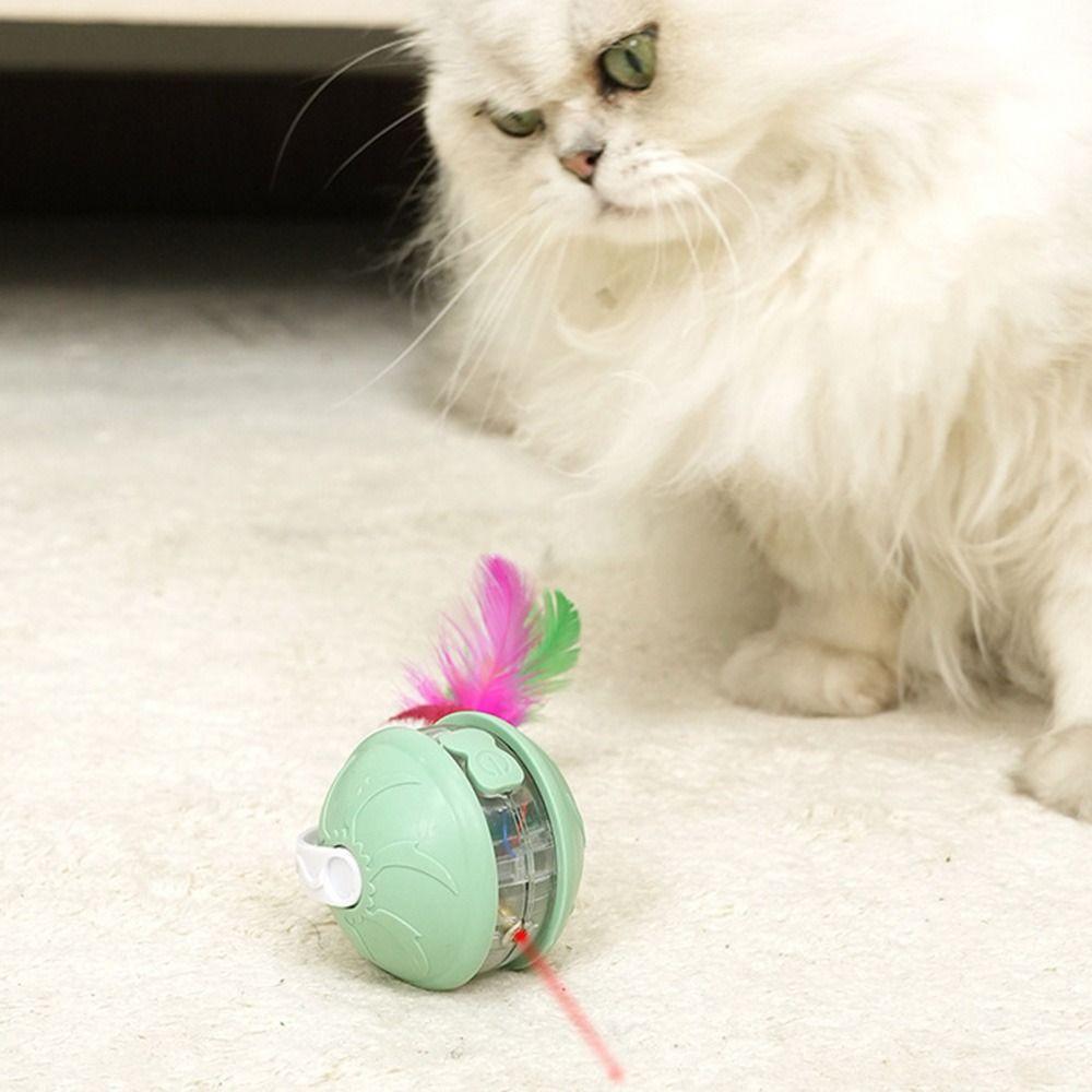 Voice Alert Cat Infrared Interactive Ball Bite-resistant Intelligent Laser Toy  For Cat Training