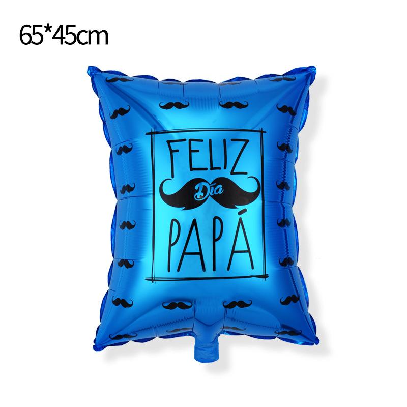 Balloon Spanish Father'S Day Ball Decorative Arrangement Spanish Aluminum Film Balloon