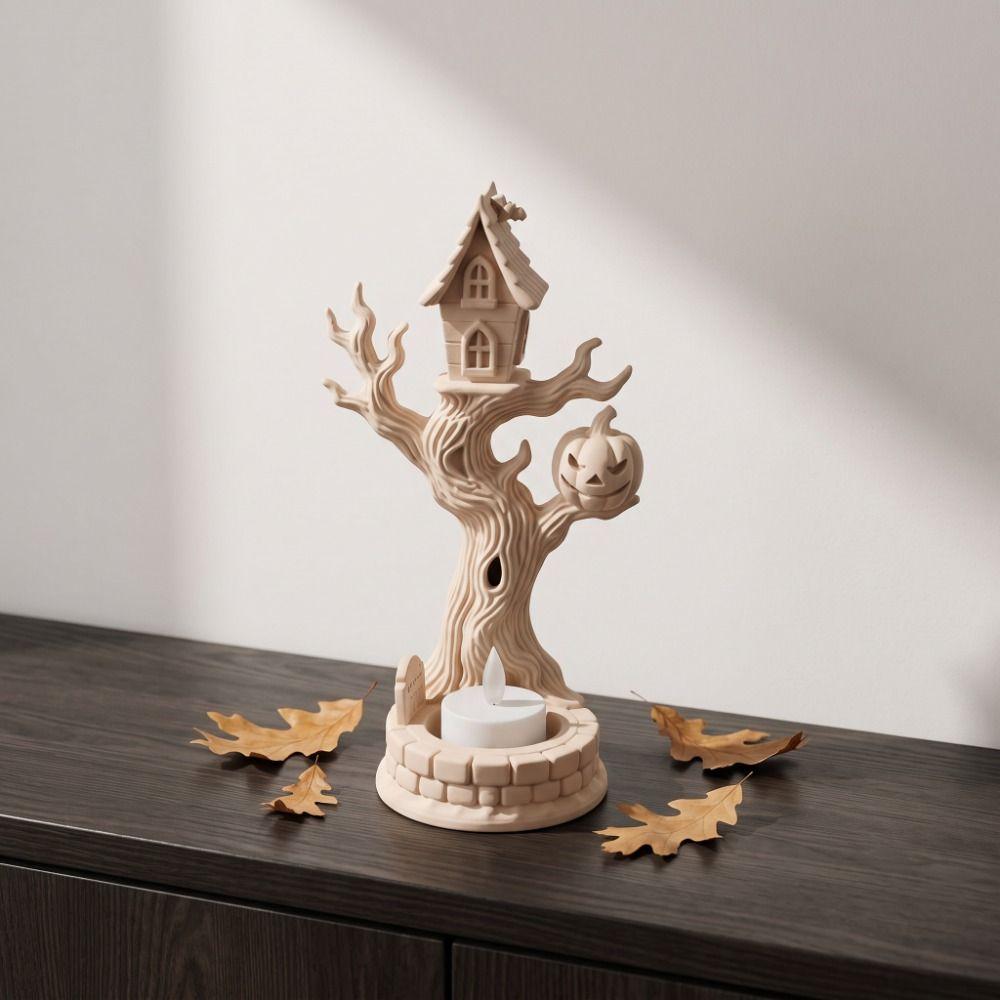 3D Printing Halloween Tree Branch Ornaments Retro Desk Ornaments  Halloween