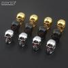 4pcs Skull Shape Car Valve Caps Wheel Valve Cap Auto Tyre Air Valve Stem Caps Dust Cover For Bike Car Vehicles Styling Wheels