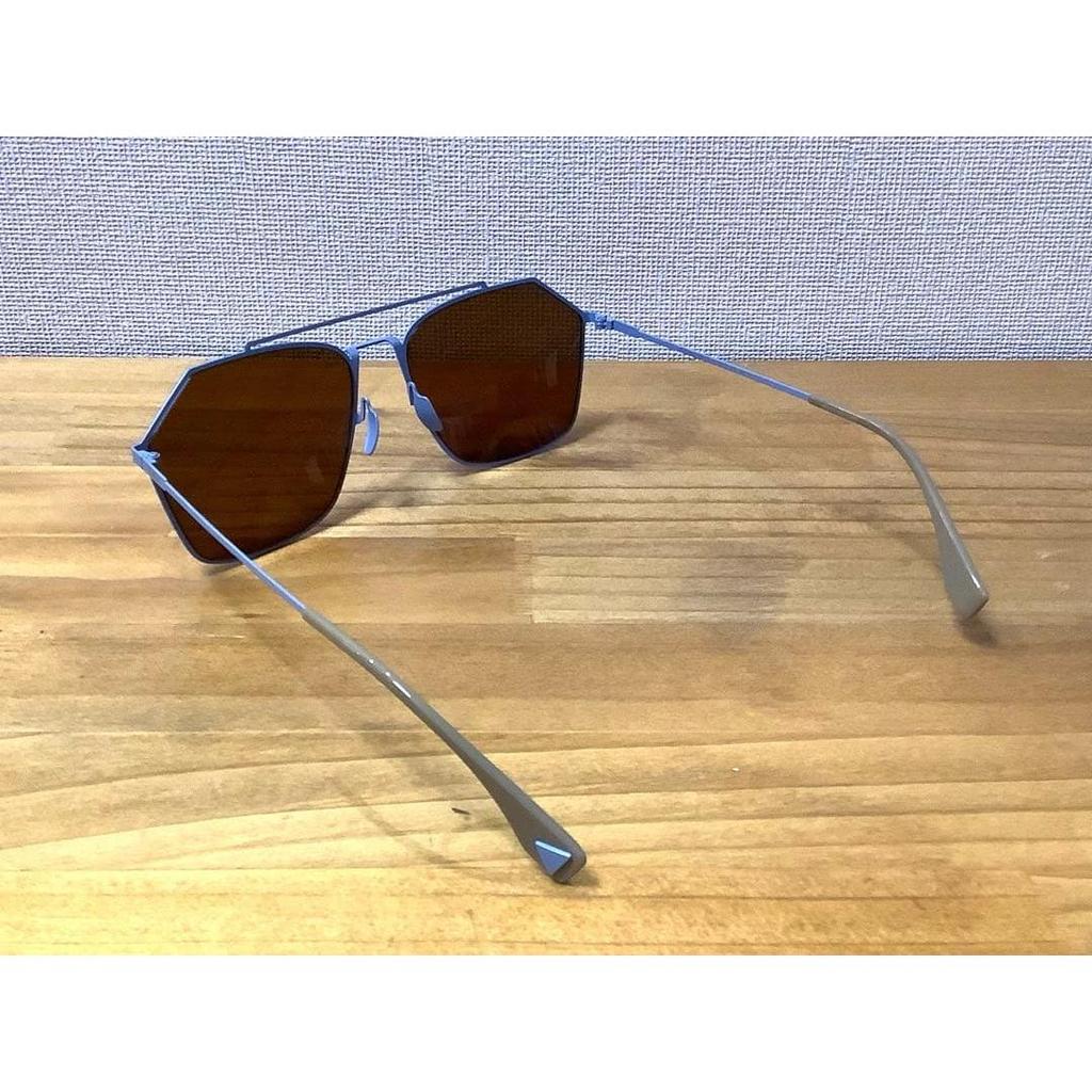 Used Unused item FENDI sunglasses Azure blue with case
