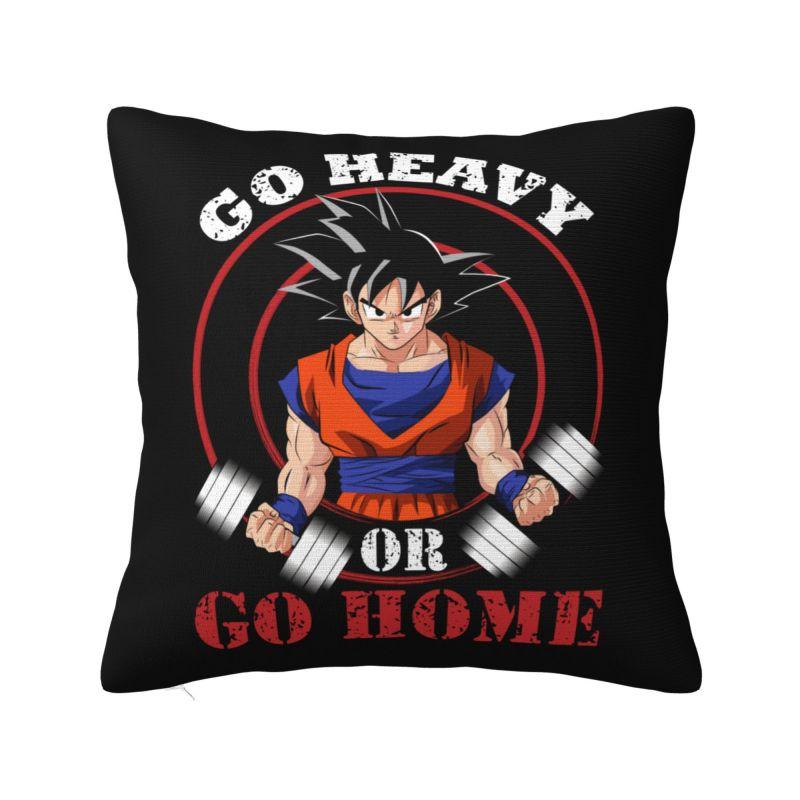 Benutzerdefinierte Luxus Dragon Ball Goku Kissenbezug Samt Anime Manga Kissenhülle