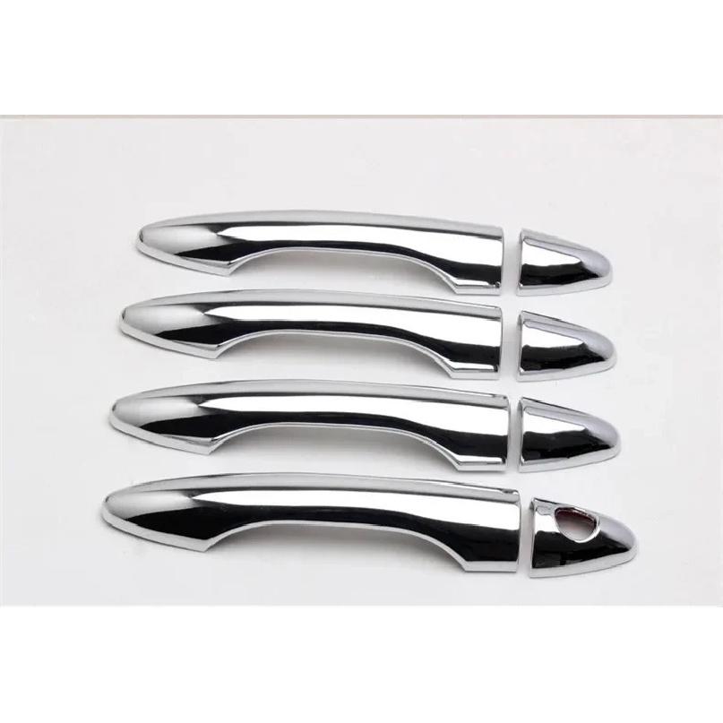 Car Decoration Door Handle Cover For Hyundai IX35 Tucson 2009 2010 2011 2012 2013 2014  New Chrome Car Trim Sticker Styling