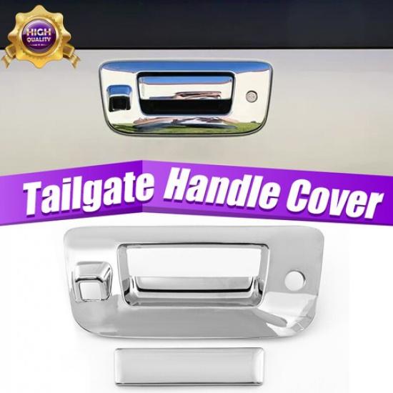 Chrome Tailgate Handle Bezel Cover Fits 2007-13 GMC Sierra Chevrolet Silverado
