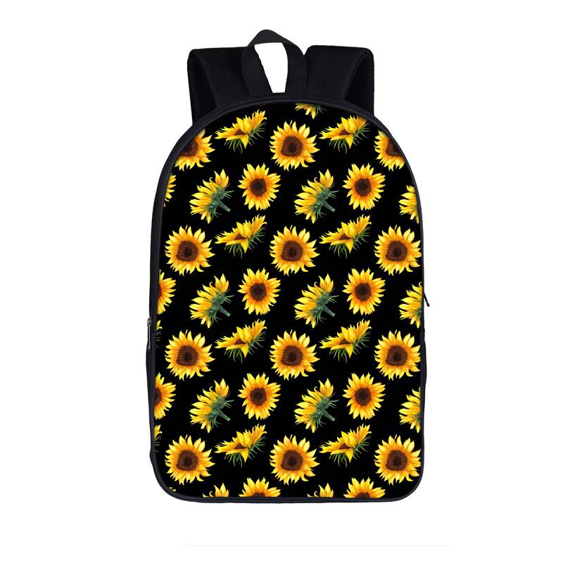 Classique Populaire Célèbre Tournesols Nuit étoilée Cahiers Sacs à dos élève Sacs d'école Impression 3D Oxford Imperméable Sacs à dos pour ordinateur portable