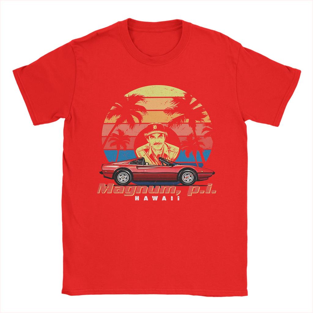 Magnum PI TShirt Unisex Humor Cotton Tees Round Collar Short Sleeve T Shirt Summer Clothing