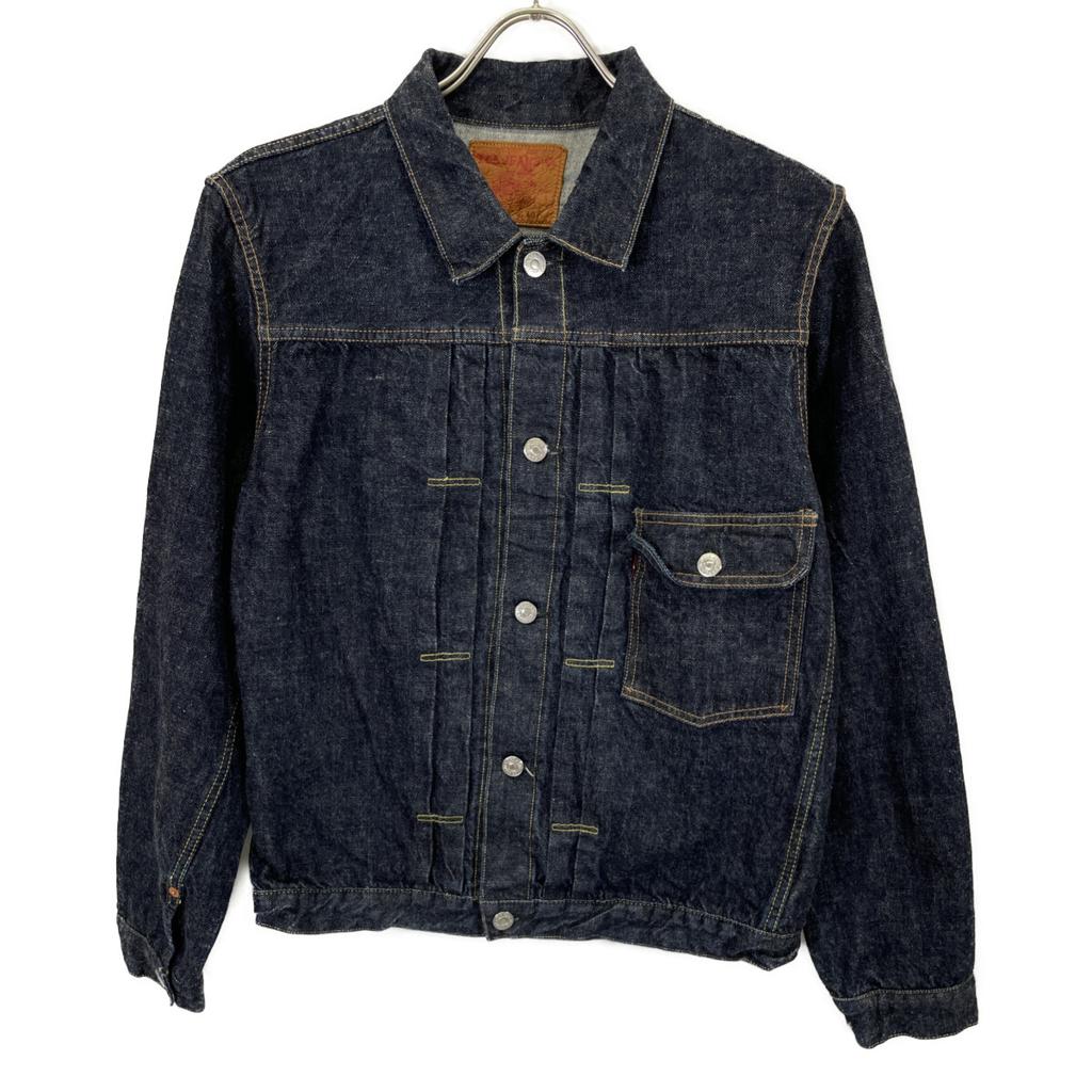 TCB JEANS&CO. Indigo Cotton Cinch Bag 30's 1st Denim Jacket T-Back Old Style Jacket 40 IndigoUsed