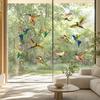 Indoor Window Sticker Bird Stickers, Anti-Collision Strike Prevention Decal, Static Cling Glass Film for Windows Doors, UV Reflective PVC Reusable
