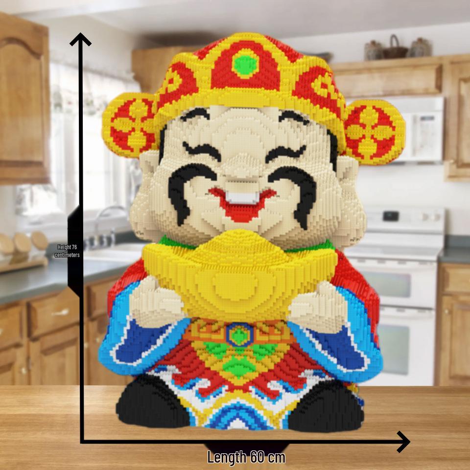 2026 Giant Cartoon Doraemon Blue Building Blocks Trendy Toy Ornaments Birthday Gifts