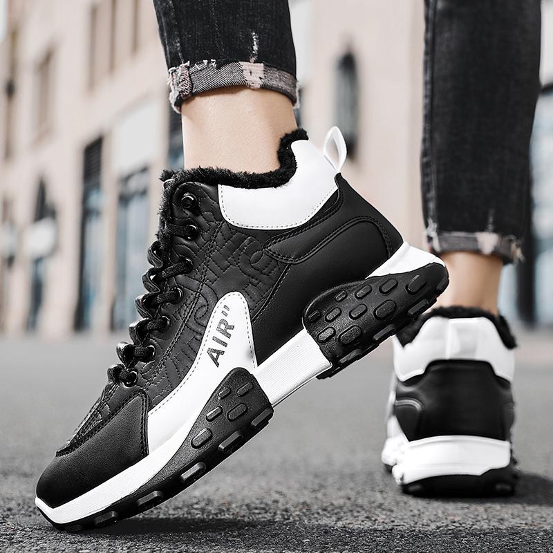 Winter Herren Sneakers Warme Baumwollschuhe Gepolsterte Verdickte Casual Sneakers Herrenschuhe