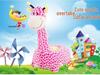 Lazy Kids' Plush Animal Sofa: Dinosaur, Giraffe, Elephant Dolls