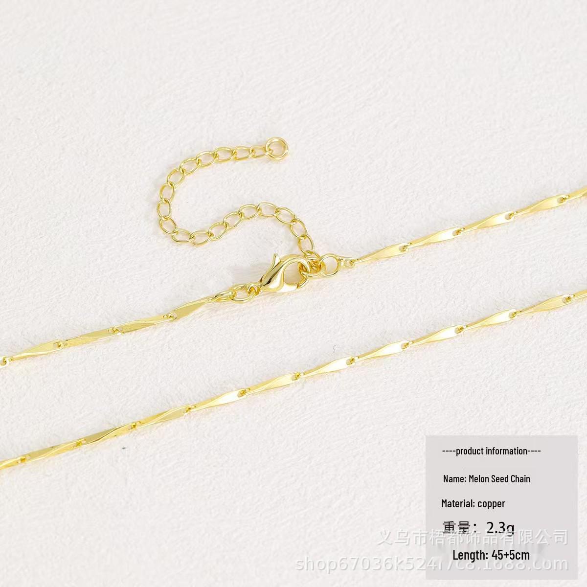 New Arrival Gold Copper Oval Flower Pendant Necklace with Zircon Gemstone Copper