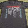 Maglietta Grafica Vintage The Replacements nera Manica Corta Lato Singolo