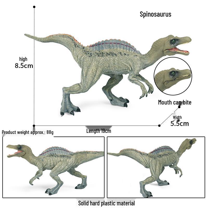 Jurassic Simulation Dinosaur Toys: Spinosaurus, Tyrannosaurus Rex, Mosasaurus