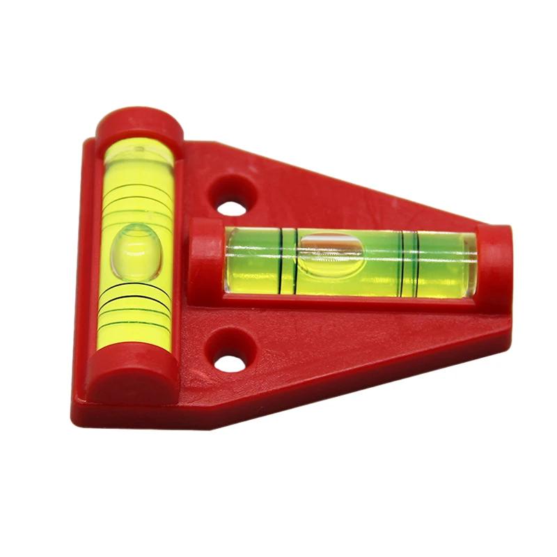 T-shaped Level Mini Plastic Waterproof Levels High-precision Bubble Level Calibrator For RV Furniture Caravan Accessories