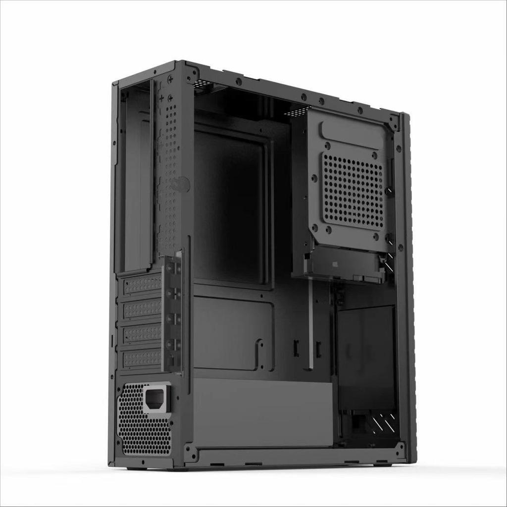 Carcasă Compactă Mini MATX pentru PC Desktop cu Sursă de Alimentare TFX și Suport pentru Placă Grafică de Înălțime Medie