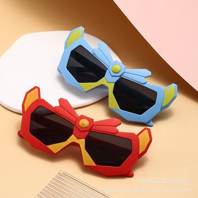 Children'S Sunglasses Boys' Tide Cartoon Transformers Sunglasses Uv-Proof Baby Photo Toy Glasses