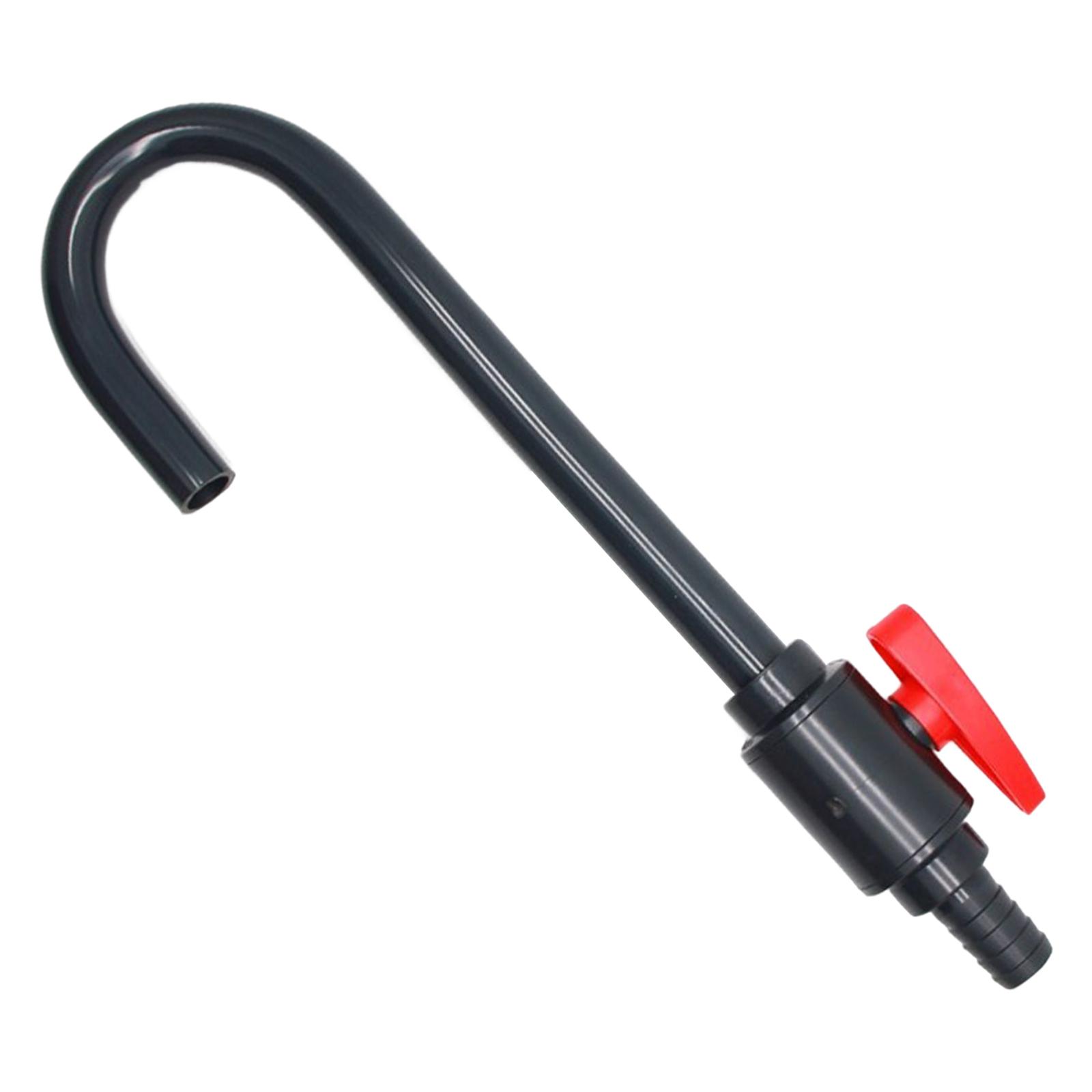 Aquarium Water Inlet Outlet Tube Aquarium Water Changer Water Inflow Outflow Tube Water Pipe Fittings Aquarium Accessories чёрный