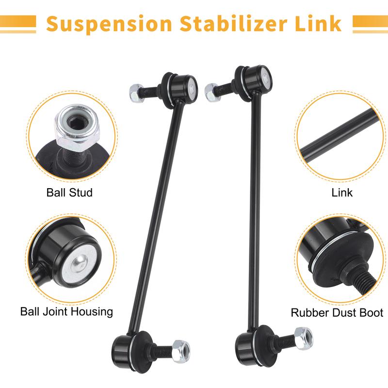 UXCELL 2pcs Front Sway Bar Links Stabilizer Link for Ford Fiesta EcoSport No.1745924