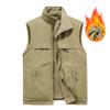 Double-Sided Thick Fleece Vest, Warm Sleeveless Outdoor Top