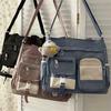 Wasserdichte Nylon-Canvas-Handtaschen für Damen, Umhängetasche, Japanische Damen-Umhängetasche, Schultaschen für Schülerinnen, Crossbody-Taschen für Mädchen, Aktentasche
