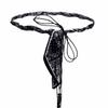 Wood Bead Tassel Flower Waist Chain Vintage Design Decorative Waist Rope  With Skirt