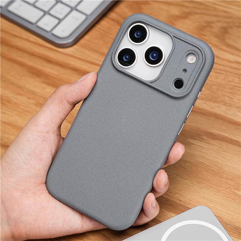 

Frosted Solid Color for Magsafe Case For iPhone 17Pro 17 17Pro Max Touch Camera Button Magnetic Soft Silicone Back Cover For iPhone 17Pro Max