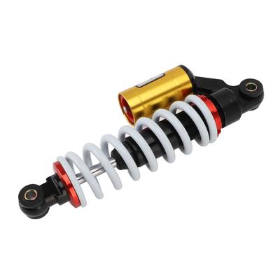 Amortyzator 285mm Regulowane Tłumienie Zawieszenie Sprężynowe Stalowe Amortyzator do Motocykla ATV Quada Motocykla Terenowego Gokarta Skutera
