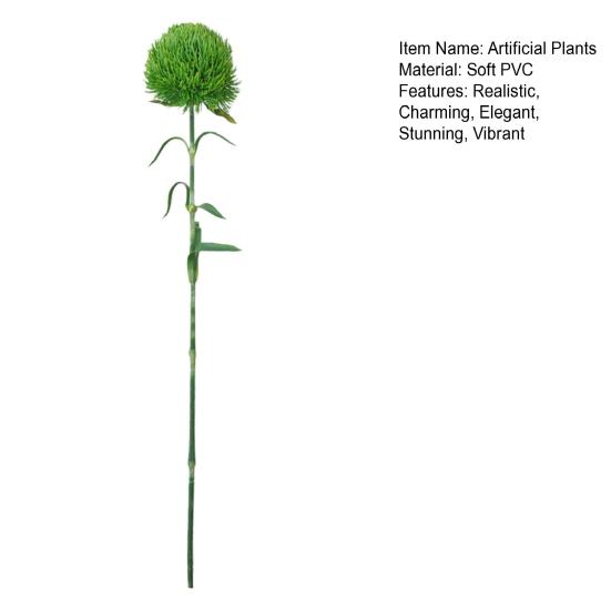 Fake Dianthus Artificial Greenery Stem Realistic Dianthus Trick Plant for Home Kitchen Wedding Courtyard Decoration