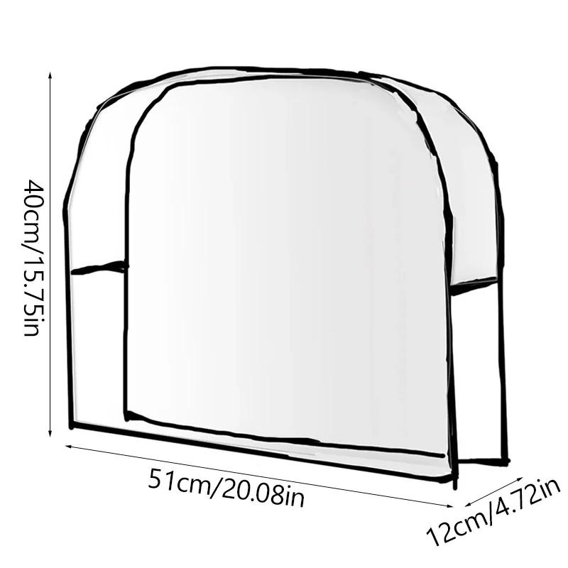 1pc Clear Salon Chair Cover Plastic Barber Beauty Salon Chair Protective Cover for Most Spa Hair Salon Office Chair Back Cover