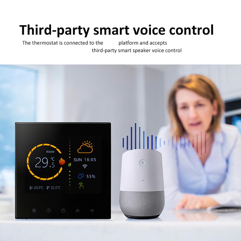 Smart Thermostat Wireless-Fidelity WaterCelsiusFloor Heating Controling Panel Programmable