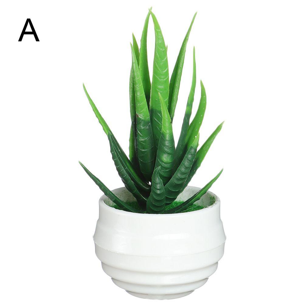 

Имитация дерева, горшечные растения, искусственные цветы, искусственные растения алоэ, бонсай, настольные горшечные украшения для офиса A