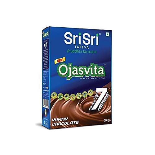 Sri Sri Tattva Ojasvita Çikolatalı Toz 500 G | Enerji, Bağışıklık ve Beyin Gelişimi İçin Çocuk Beslenme İçeceği