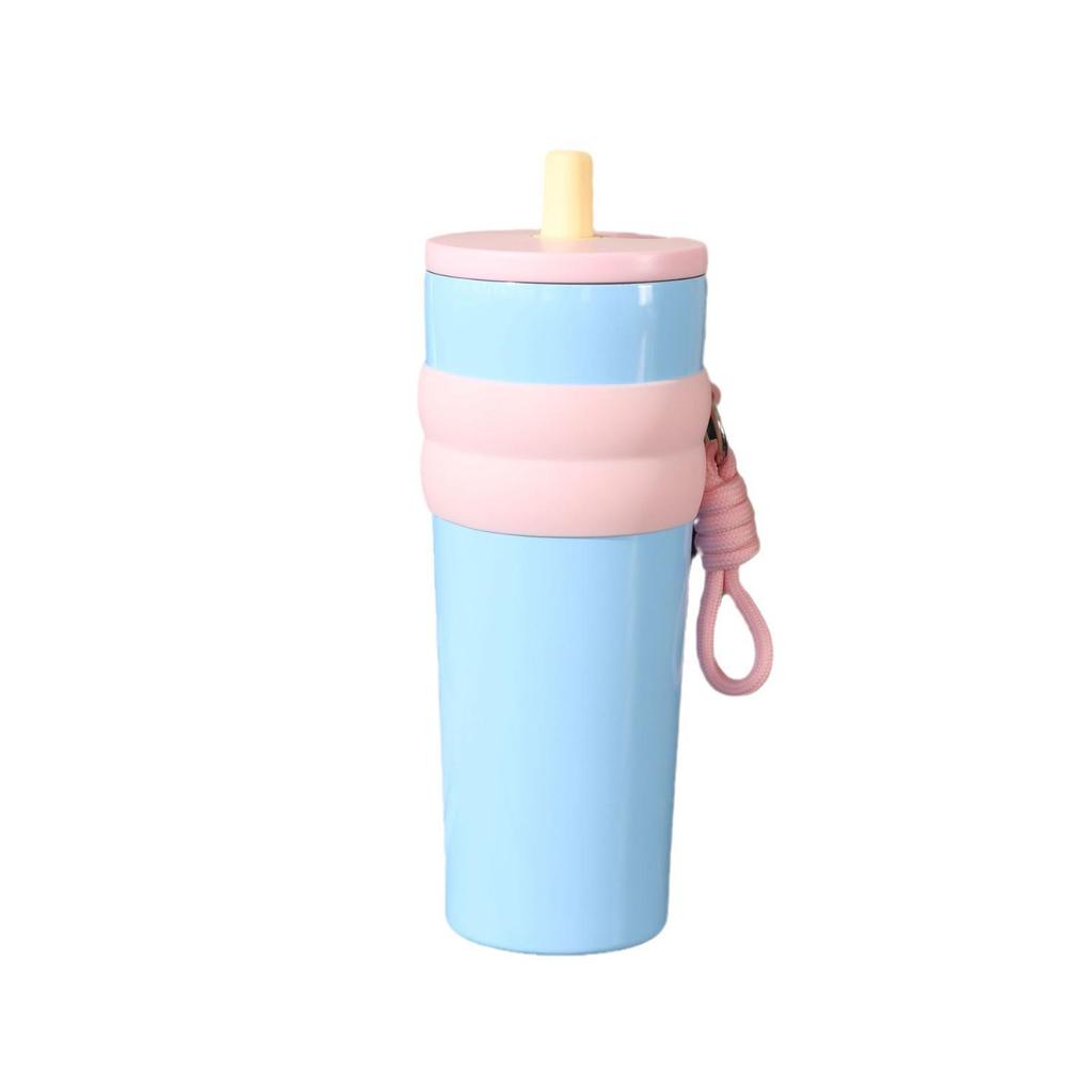 Ice King 316 Stainless Steel Insulated Women's Straw Cup - Large Capacity