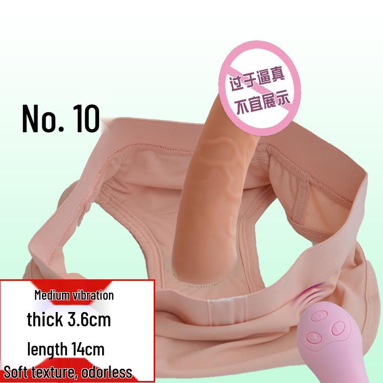 Heating Telescopic Wearable Panty Dildo for Female Self-Pleasure