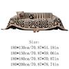 Fashion Vintage Interlocking Sofa Protector Comfort Warm Sofa Cover Non-Slip Sofa Blanket