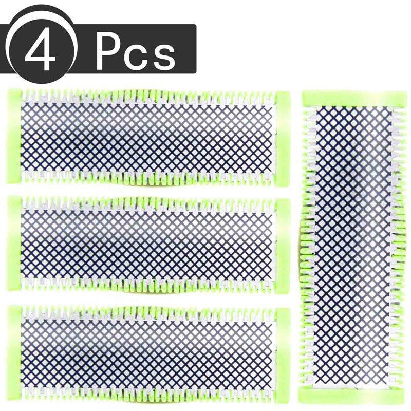 Arrival 4Pcs Steel Replacement Blade Norelco OneBlade Electric Shaver