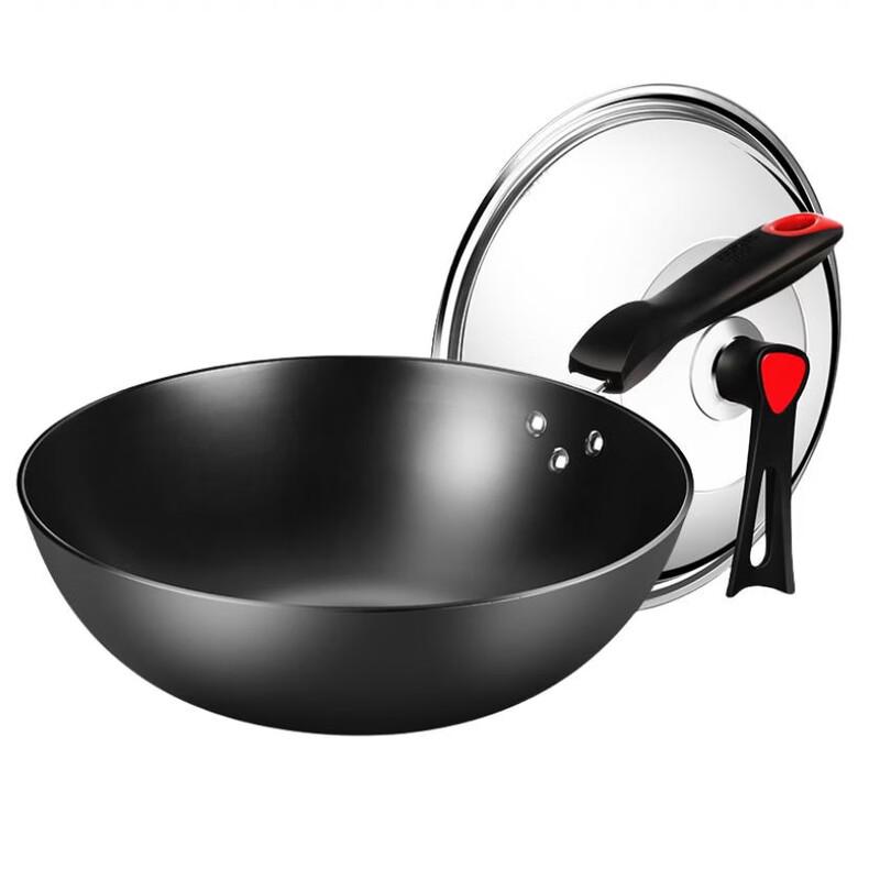 COOKER KING 30cm Cast Iron Wok