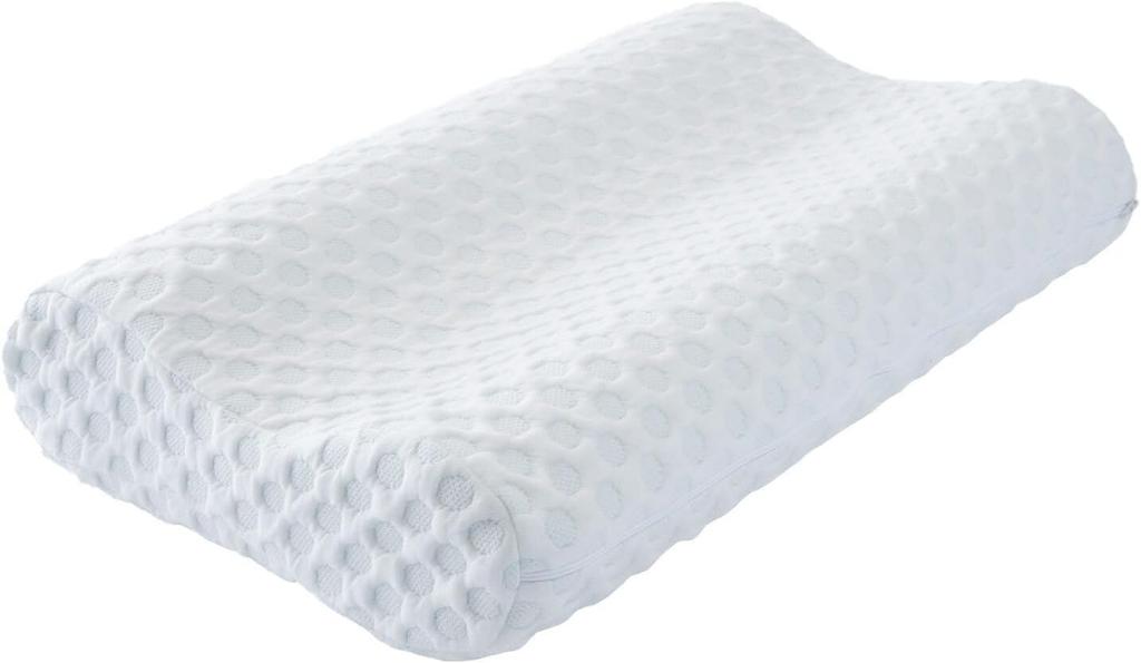 By a Sleep Expert X Height MyComfort Memory No Neck Pilow Sleeping Side Comfortable Sleeping Pillow New White [Supervised Adjustable] Pillow, Foam,